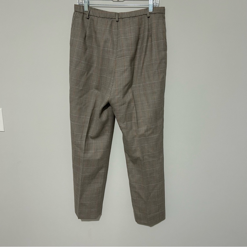 Pendleton Light Brown Plaid Wool Trouser Pants Si… - image 3